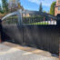 Berkeley Double Driveway Gates with Curved Top